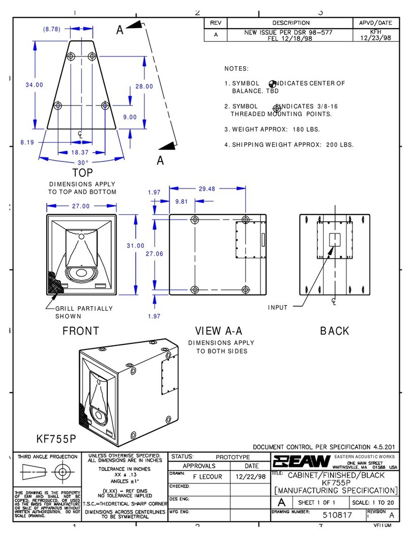 EAW Virtural Array KF755P Mode d’emploi