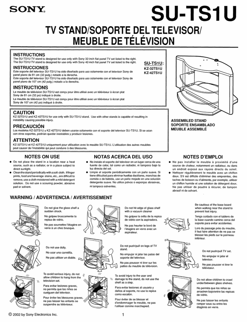 Sony SU-TS1U Manuel utilisateur