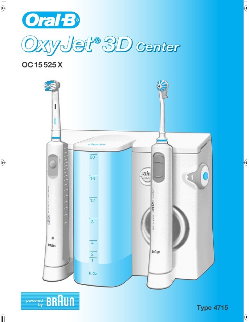 Braun Oral-B OxyJet OC 15525X Manuel utilisateur