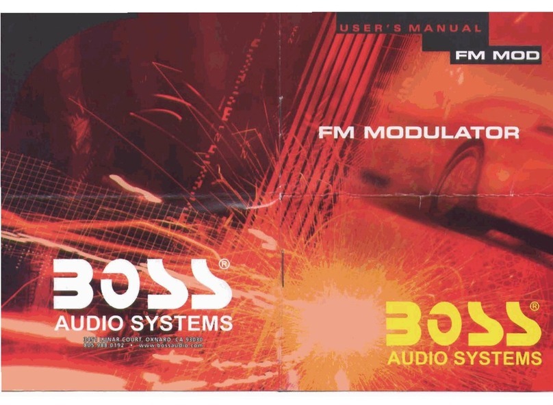 Boss Audio Systems FM-MOD Manuel utilisateur