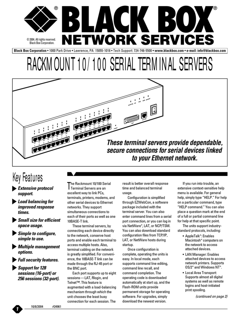 Black Box LES2700A-16-R2 Manuel utilisateur