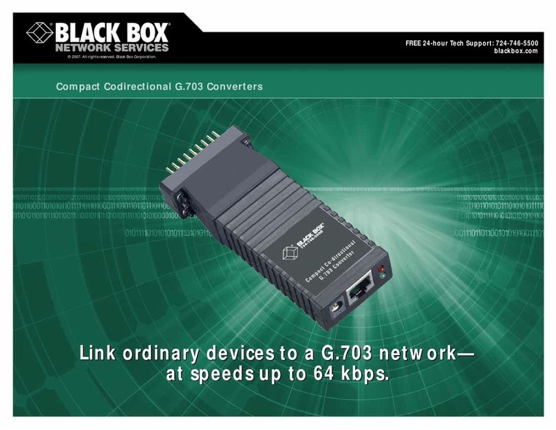 Black Box IC700A Manuel utilisateur