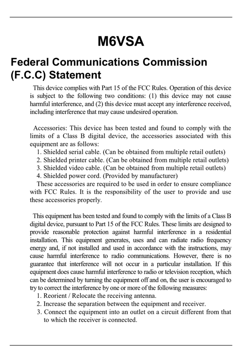 Biostar M6VSA Manuel utilisateur