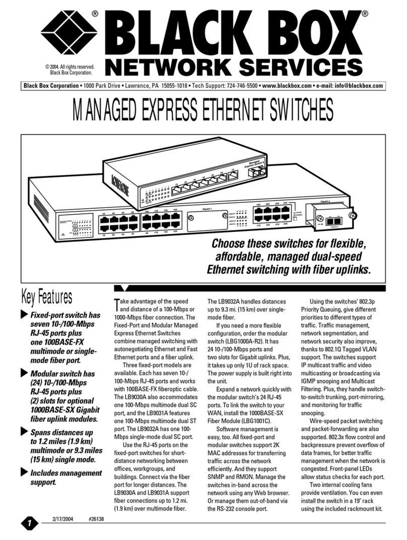 Black Box LBG1000A-R2 Manuel utilisateur