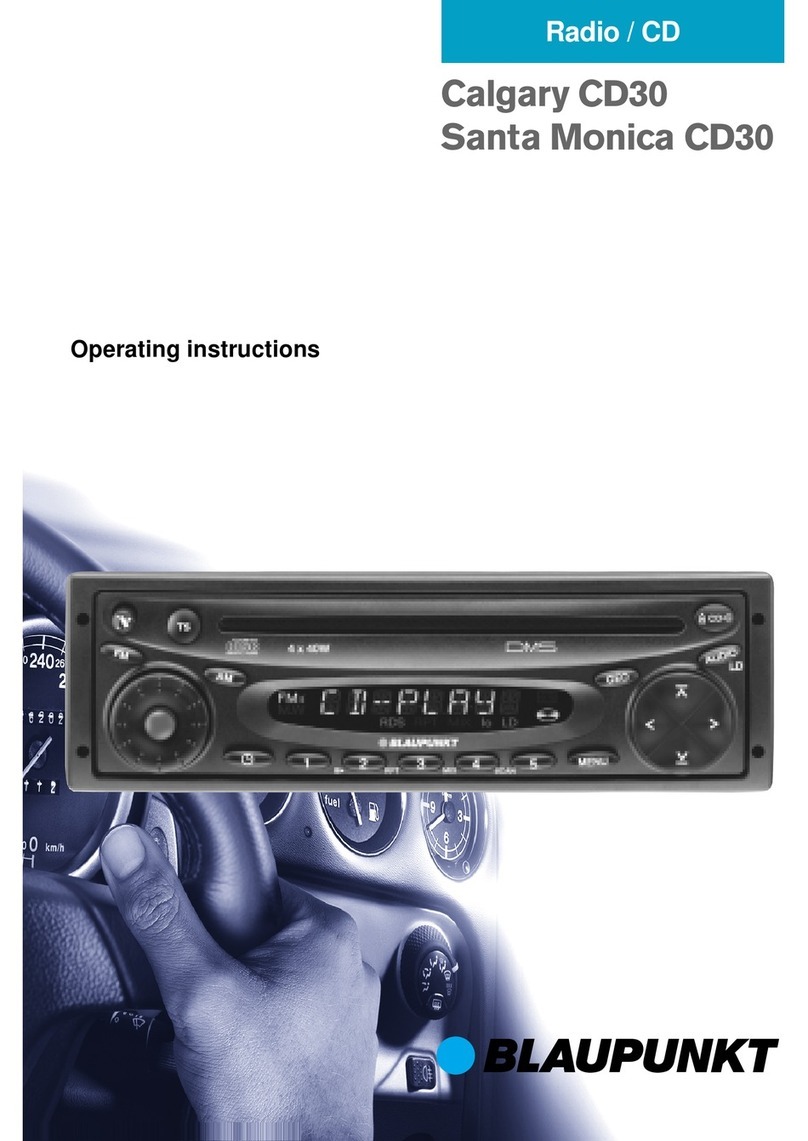 Blaupunkt Calgary CD30 Manuel utilisateur