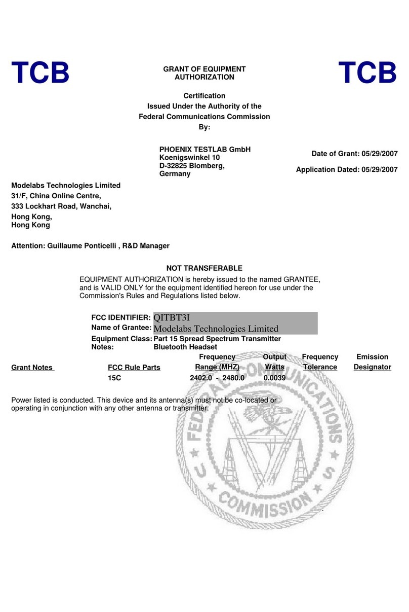 BlueTrek Mini Manuel