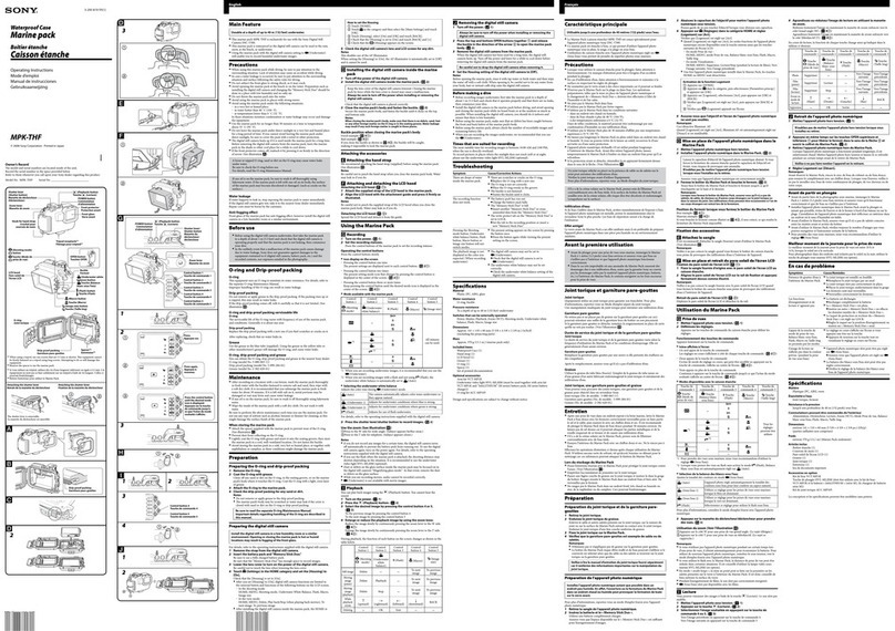 Sony MPK-THF Manuel utilisateur