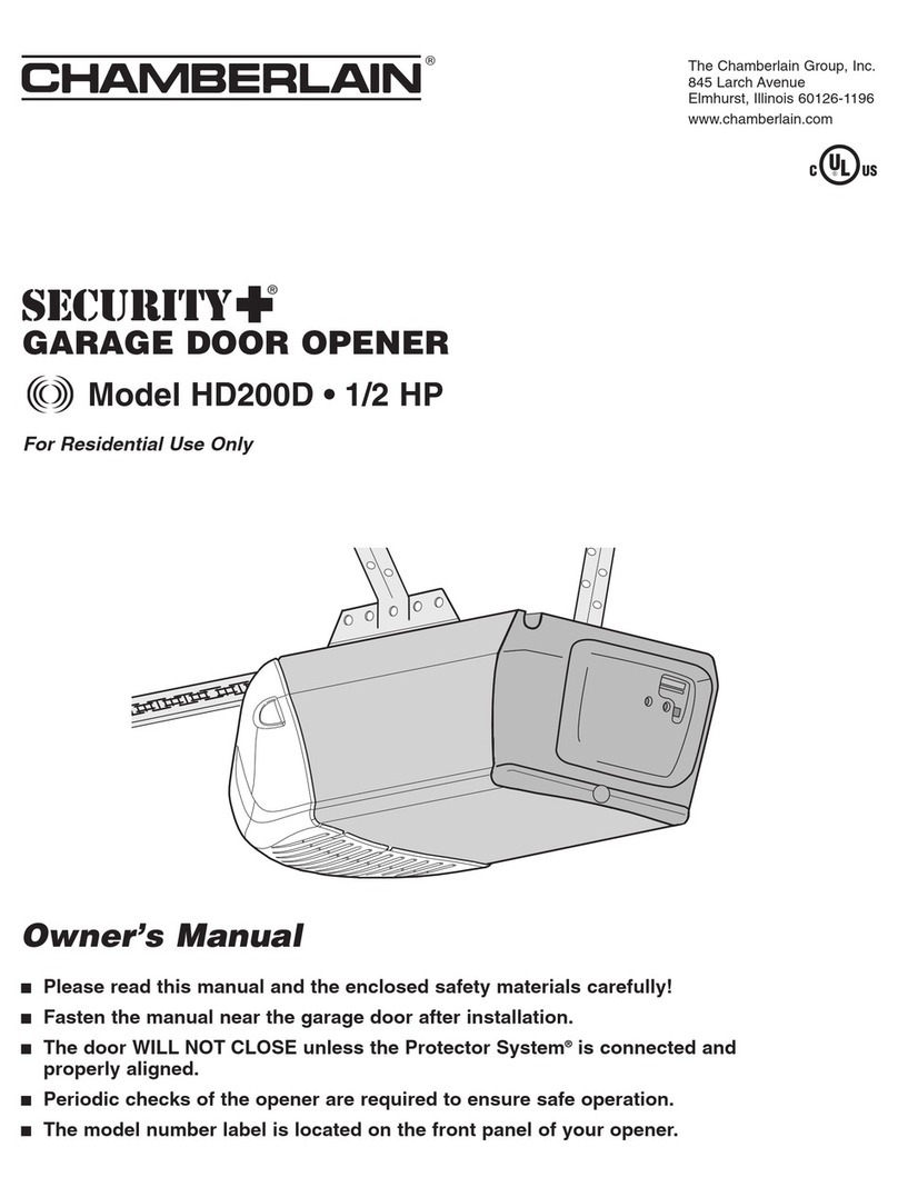 Chamberlain Security+ HD200D Manuel utilisateur