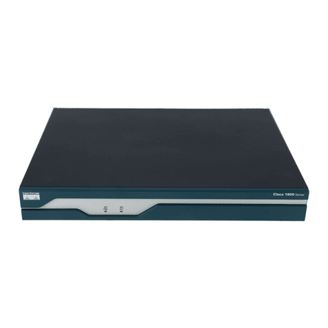 Cisco 1841 - 3G Bundle Router Manuel utilisateur