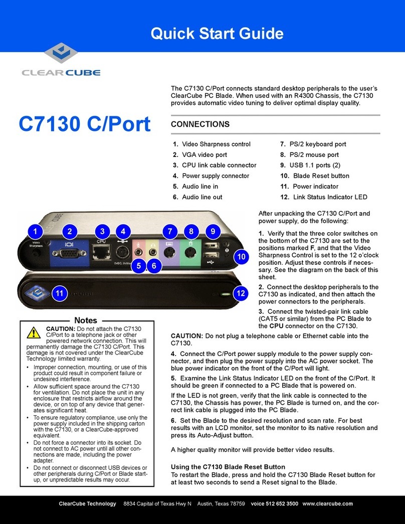 ClearCube R4300 Manuel utilisateur