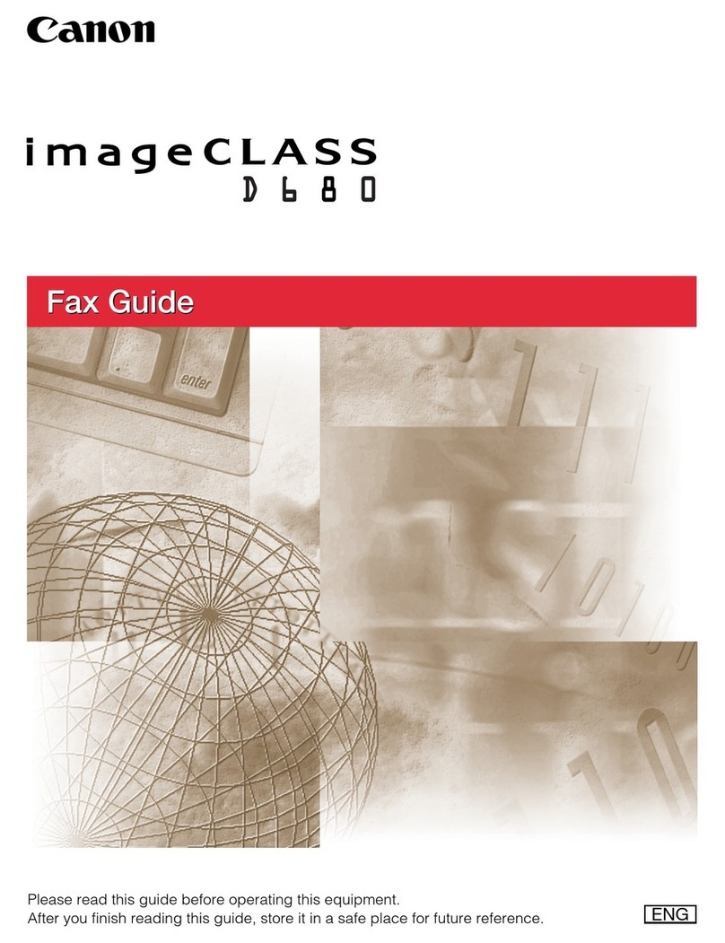 Canon imageCLASS D680 Instructions d'installation et d'entretien