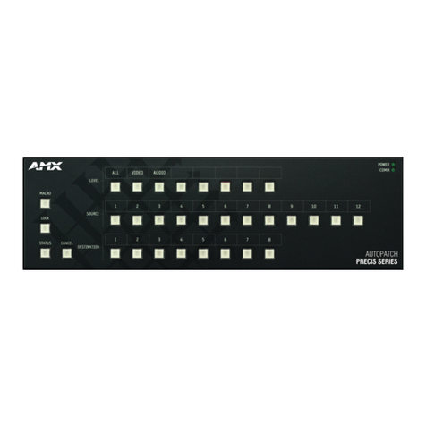 AMX Precis Manuel utilisateur