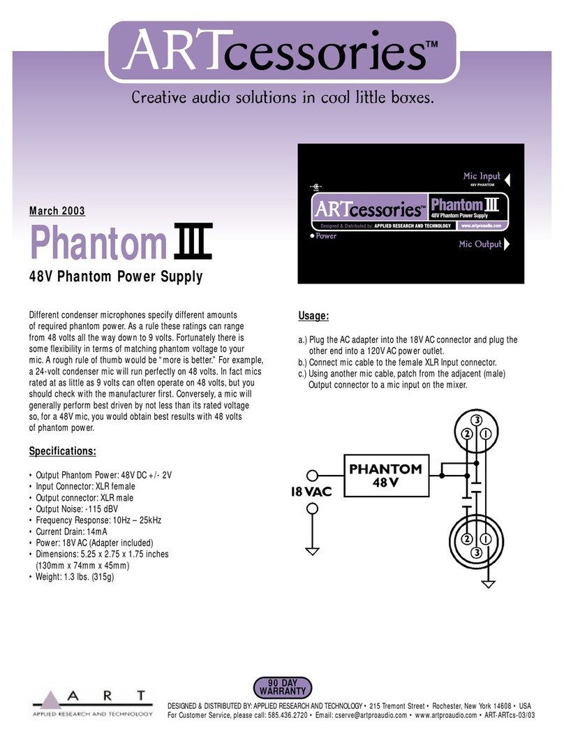 Art Phantom III Manuel utilisateur