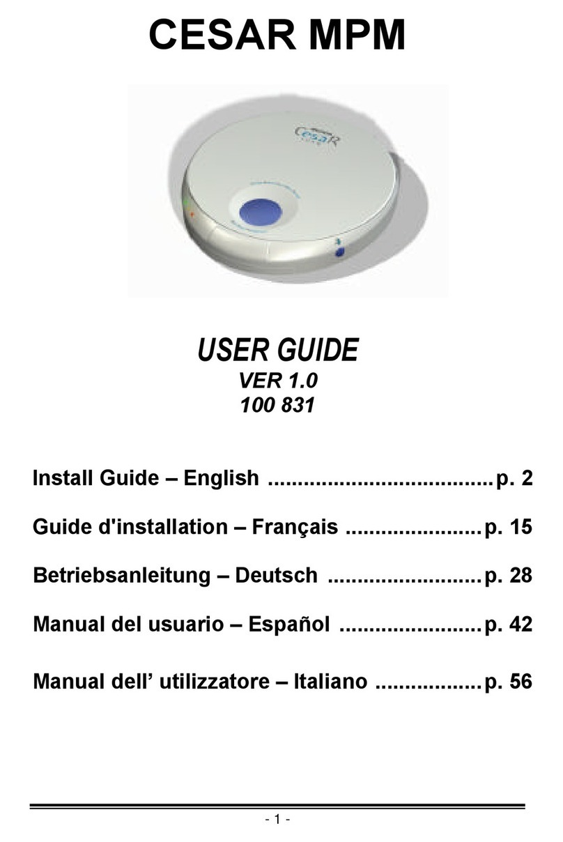 Archos Cesar MPM Manuel utilisateur