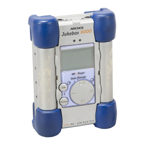 Archos Jukebox Jukebox Multimedia Manuel utilisateur