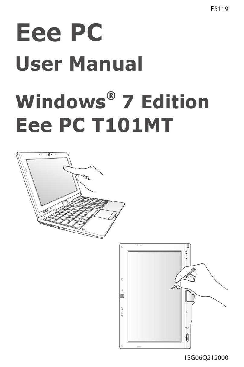 Asus Eee PC T101MT Manuel utilisateur