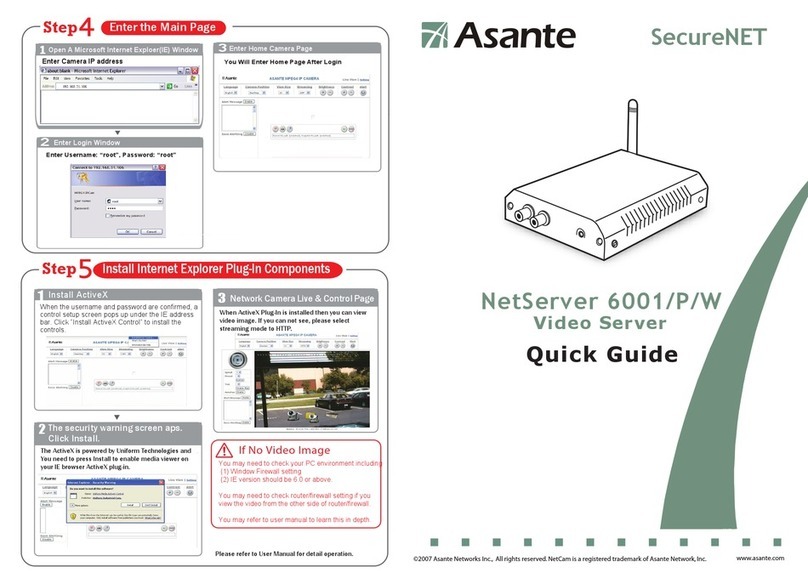 Asante NetServer 6001 Manuel utilisateur