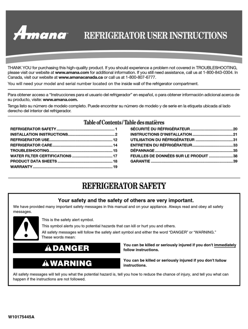 Amana ABB1927DE Manuel utilisateur