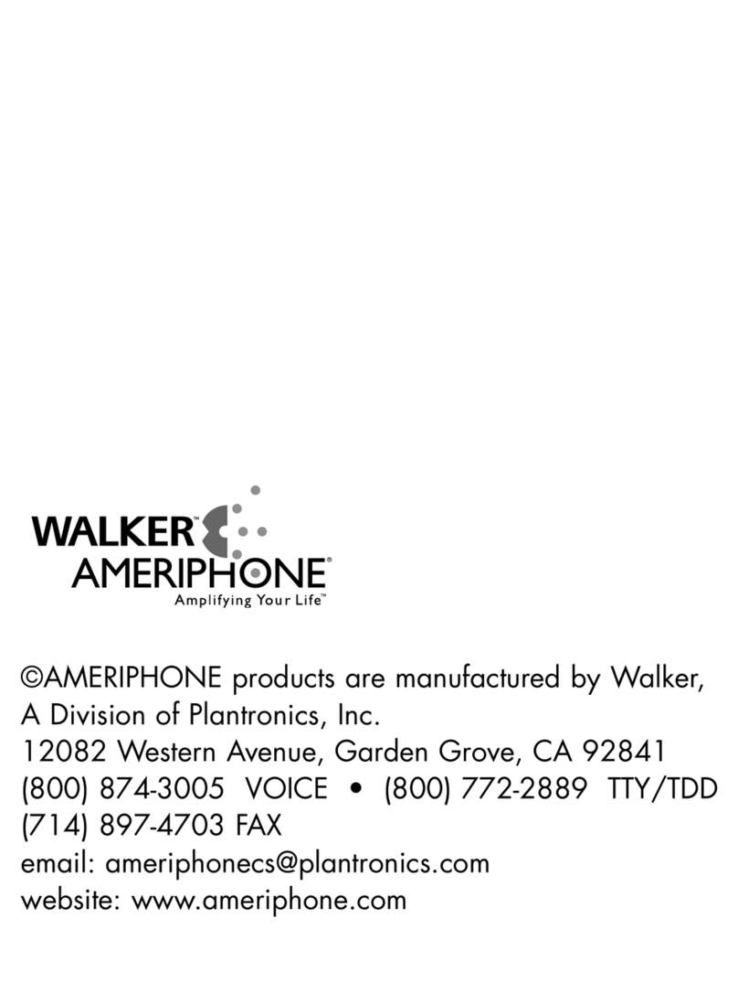 Ameriphone AMRX2 Manuel utilisateur Ameriphone AMRX2 Manuel utilisateur