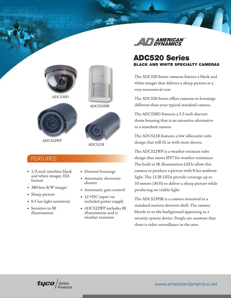 American Dynamics ADC520D Manuel utilisateur