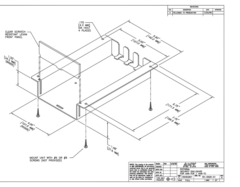 AMX AXB-TC Mode d’emploi