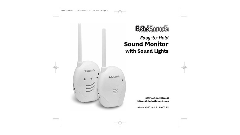 Bebe Sounds MO141 Manuel utilisateur Bebe Sounds MO141 Manuel utilisateur