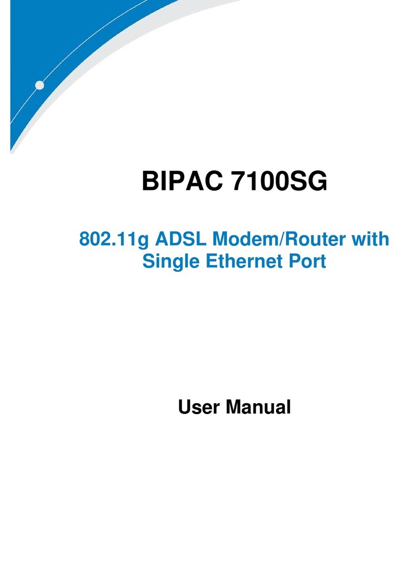 Billion BiPAC 7100SG Manuel utilisateur Billion BiPAC 7100SG Manuel utilisateur