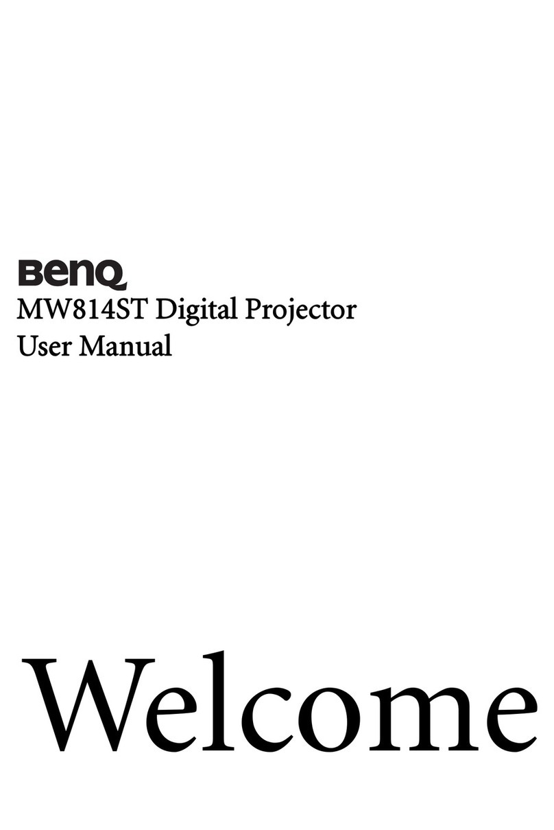 BenQ MW814ST Manuel utilisateur