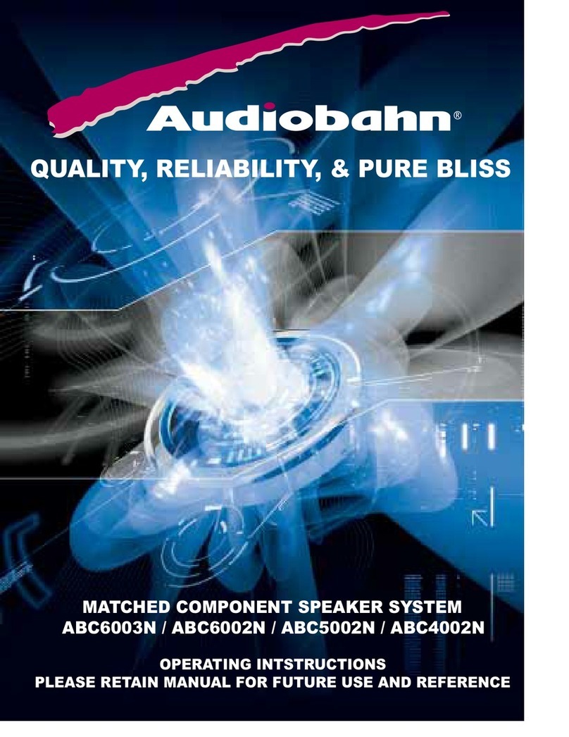 AudioBahn ABC4002N Manuel utilisateur