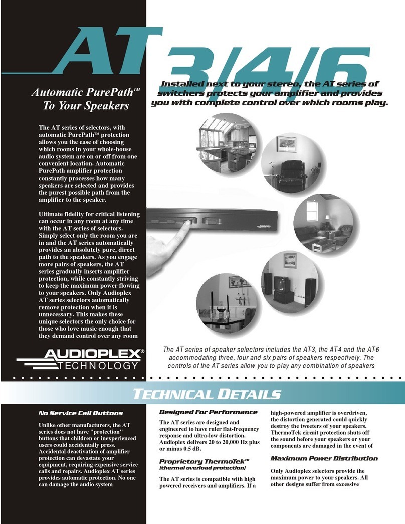 Audioplex AT-3 Manuel utilisateur