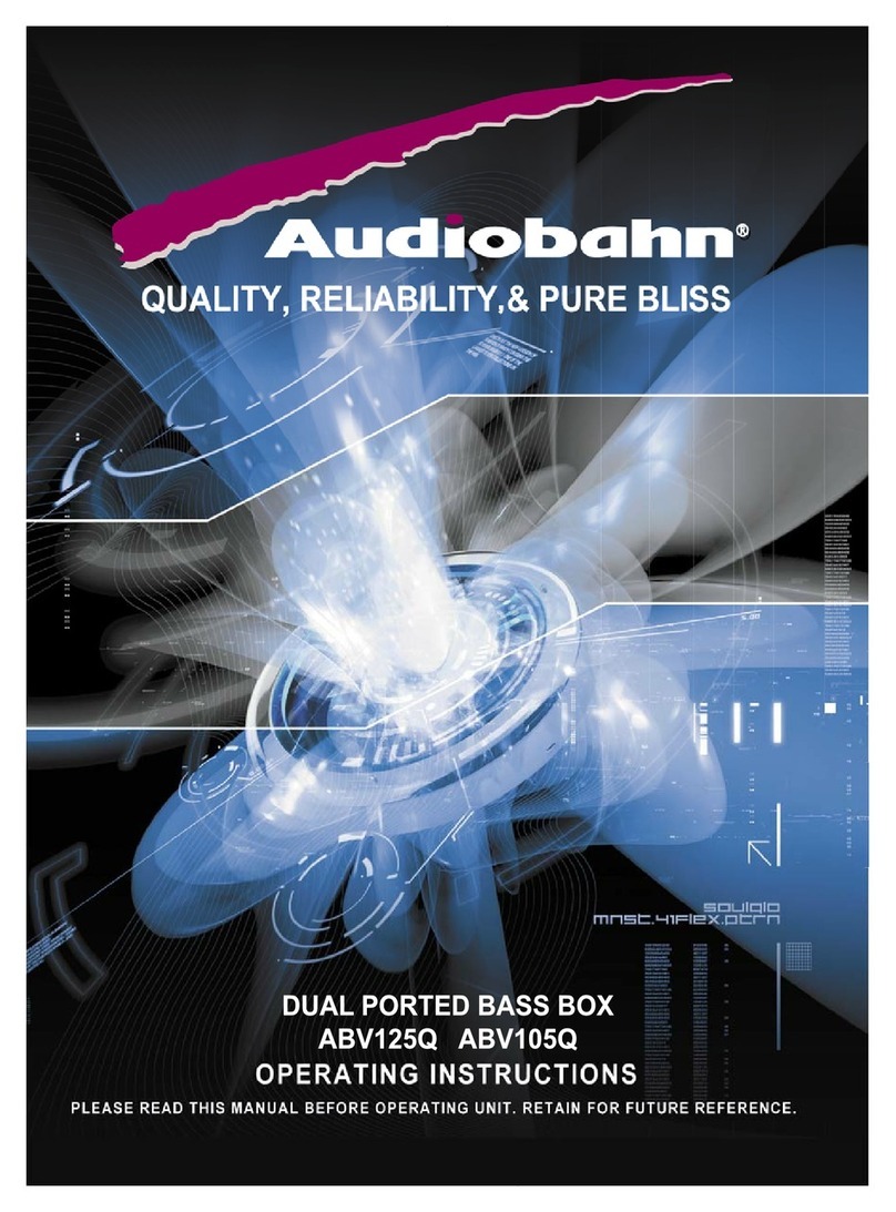 AudioBahn ABV105Q Manuel utilisateur
