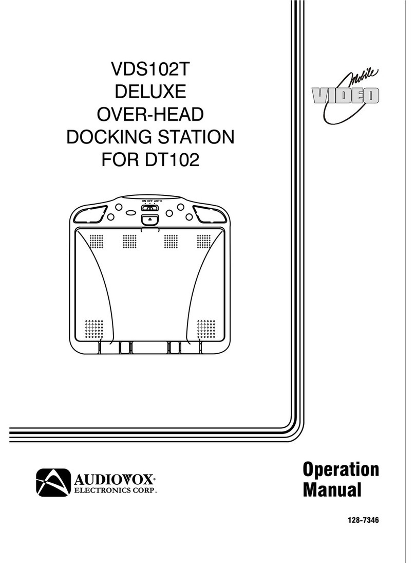 Audiovox VDS102T Manuel utilisateur