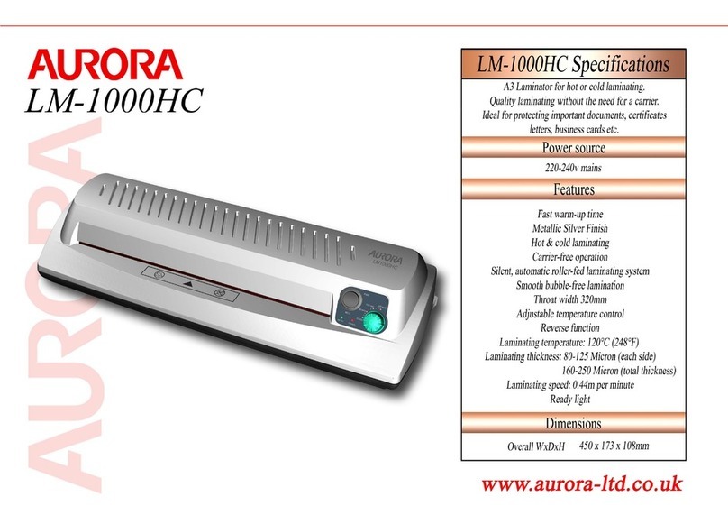 Aurora LM-1000HC Manuel utilisateur