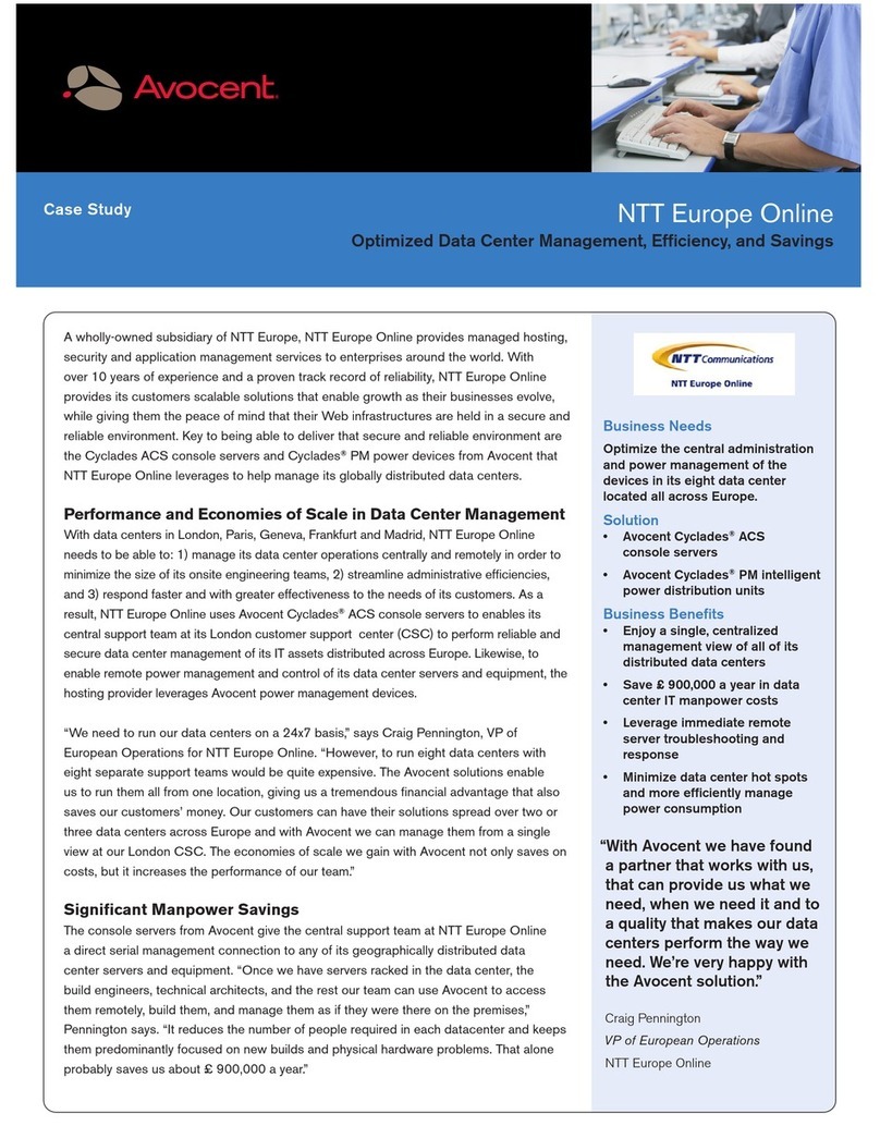 Avocent Cyclades PM3000 Manuel utilisateur