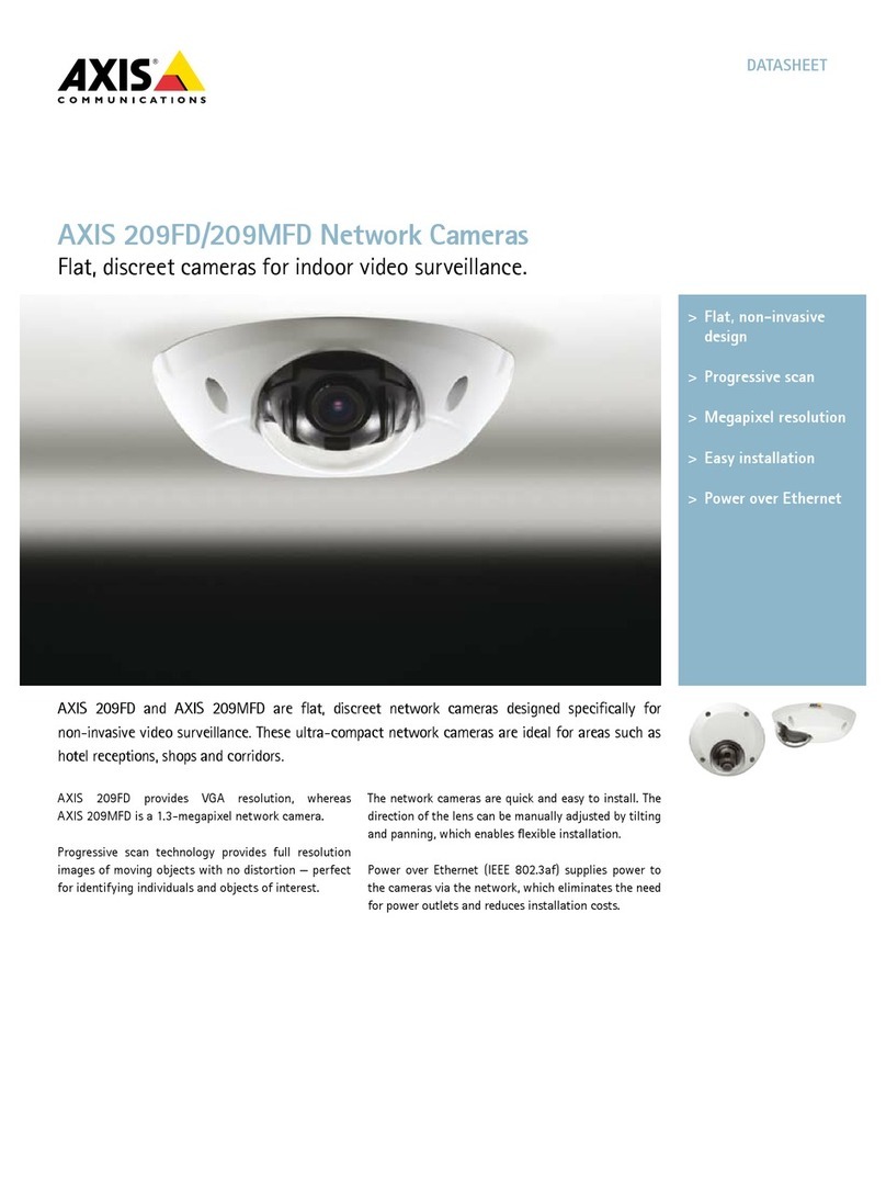 Axis AXIS 209FD Manuel utilisateur