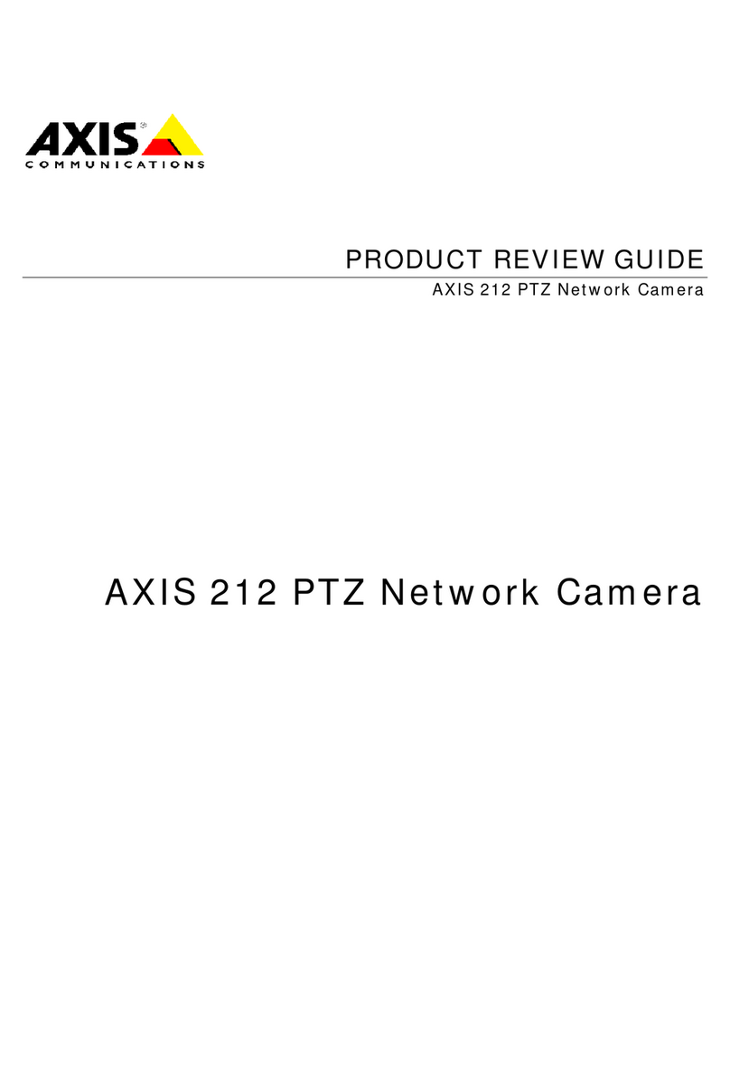 Axis AXIS 212 PTZ Manuel utilisateur