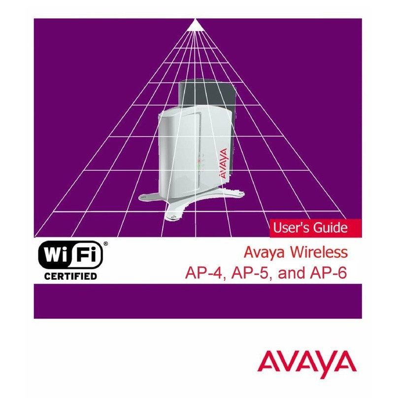 Avaya AP-4 Manuel utilisateur