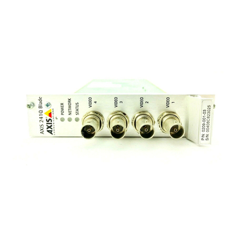 Axis 241Q Blade Manuel utilisateur