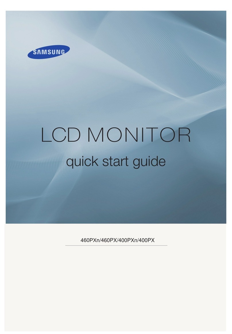 Samsung 400PX - SyncMaster - 40" LCD Flat Panel... Manuel utilisateur