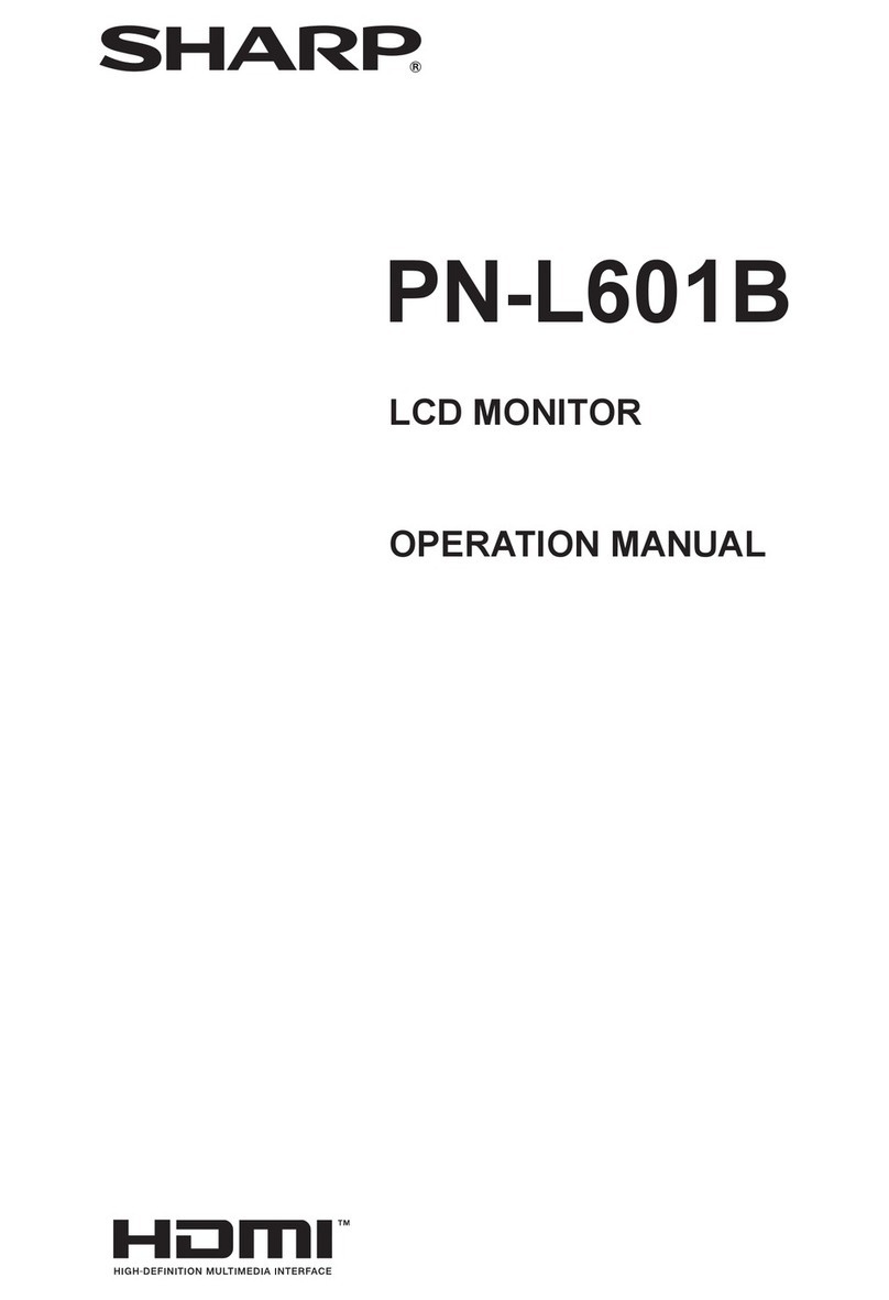 Sharp PN-L601B Manuel utilisateur