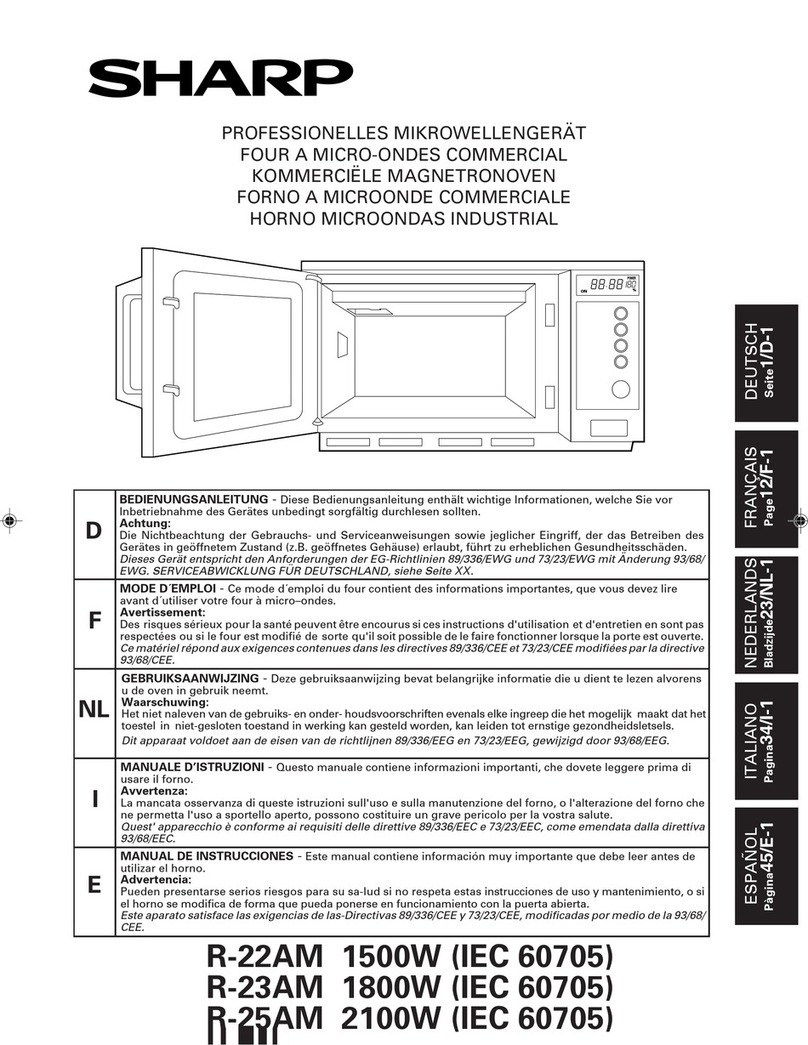 Sharp R-23AM Manuel utilisateur