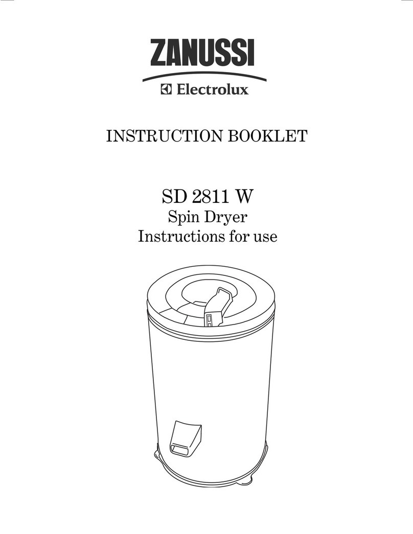 Zanussi SD 2811 W Manuel utilisateur Zanussi SD 2811 W Manuel utilisateur