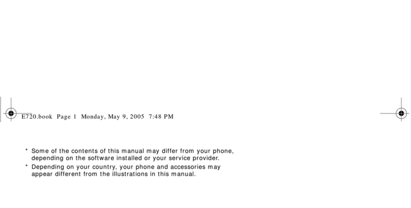 Samsung SGH-E720 Manuel utilisateur