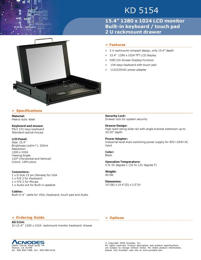 Acnodes KD 5154 Manuel utilisateur