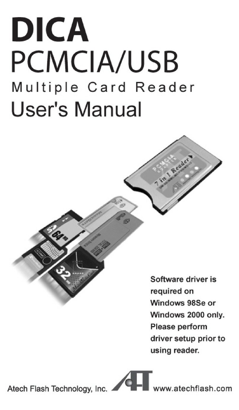 Atech Flash Technology Dica Manuel utilisateur Atech Flash Technology Dica Manuel utilisateur