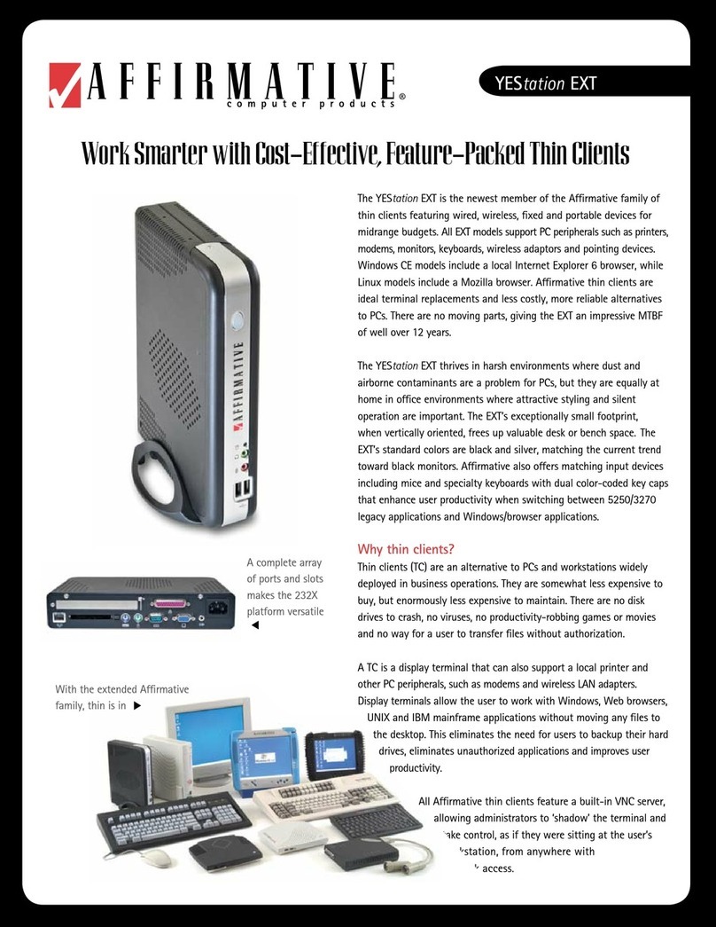 Affirmative 2325 Manuel utilisateur