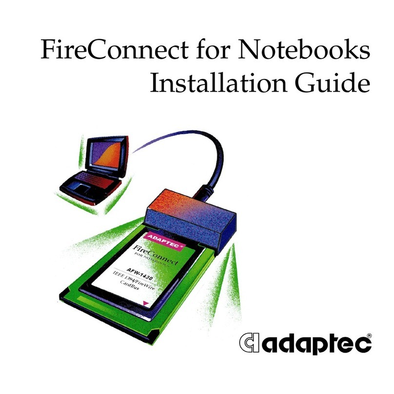 Adaptec AFW-1430 Manuel utilisateur