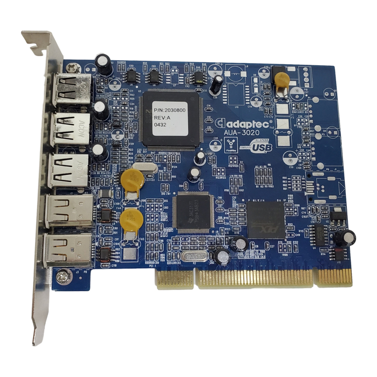 Adaptec DuoConnect AUA-3020 Manuel utilisateur