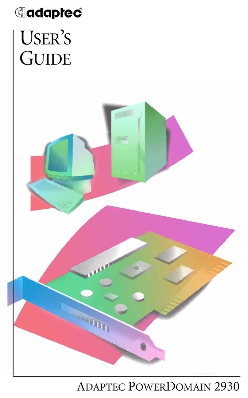 Adaptec APD-2930 Manuel utilisateur