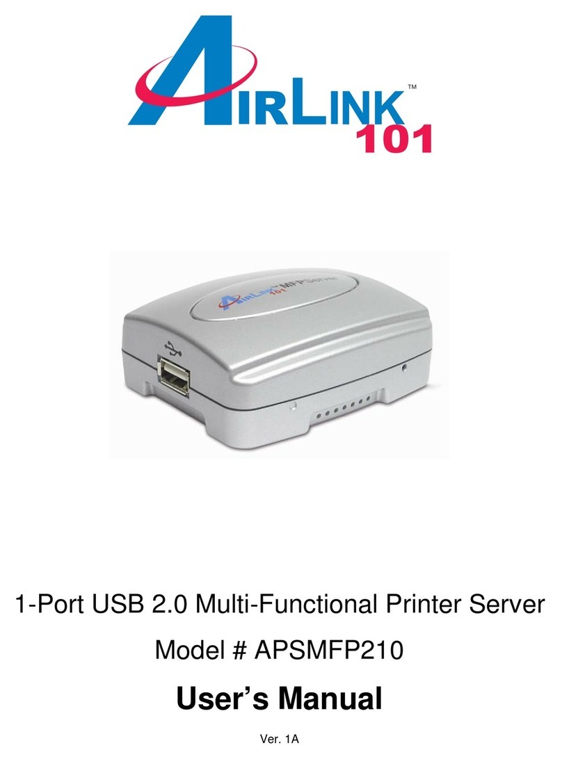 Airlink101 APSMFP210 Manuel utilisateur Airlink101 APSMFP210 Manuel utilisateur